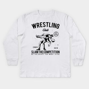 Wrestling Club Kids Long Sleeve T-Shirt